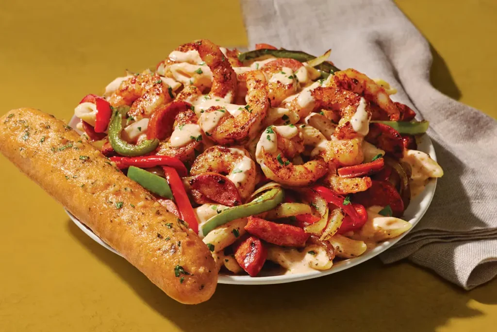 Applebee’s Blackened Shrimp & Andouille Sausage Penne