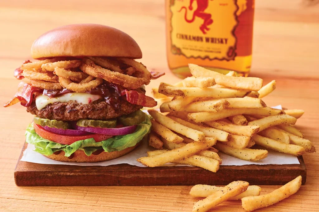 Applebee’s Whisky Bacon Burger