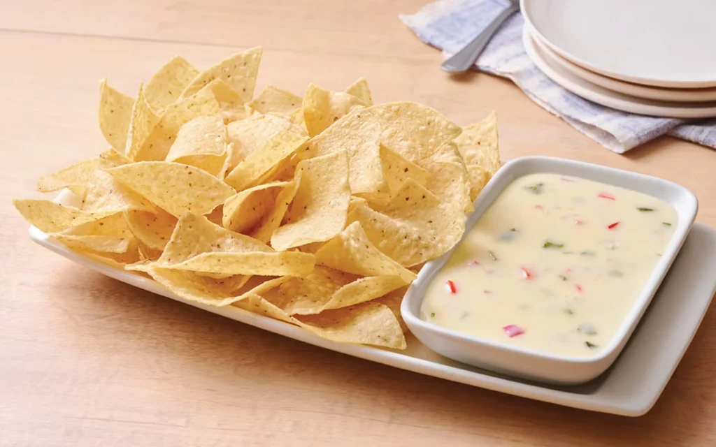 Applebee’s White Queso Dip and Chips