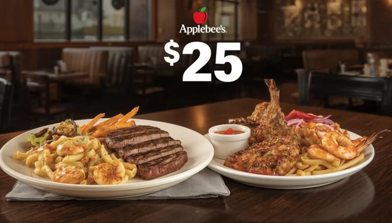 Applebee's 2 for $25 menu deal