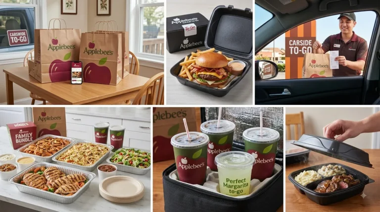 Applebee's Takeout Menu